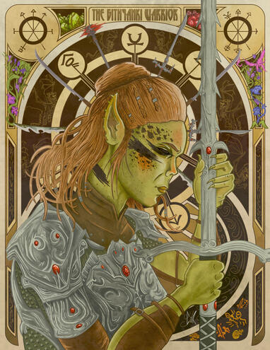 Lae&#39;zel, the Githyanki Warrior